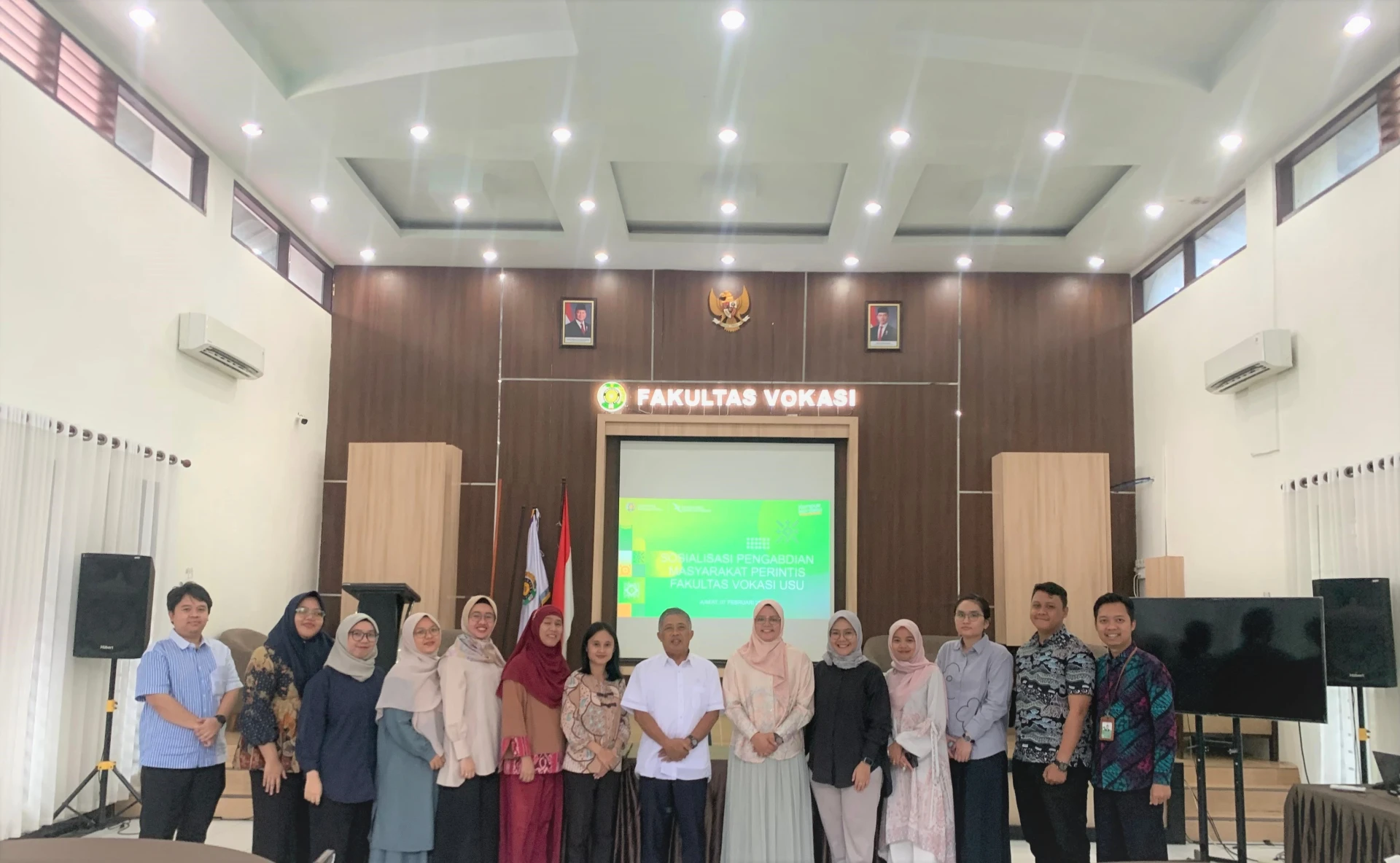 Fakultas Vokasi USU mengadakan Sosialisasi Pengabdian Masyarakat Perintis Tahun 2025